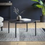 Carbury Coffee Table Black 850 x 850 x 400mm The Carbury Black Coffee Table Is A Beautiful Accent To
