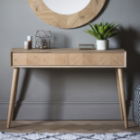 Milano 2 Drawer Console Table The stunning Milano 2 Drawer Console Table features a beautiful