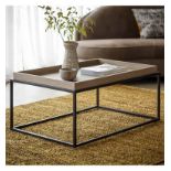 Forden Tray Coffee Table Grey W900 x D600 x H400mm The Forden Grey Side Table Crafted By Gallery