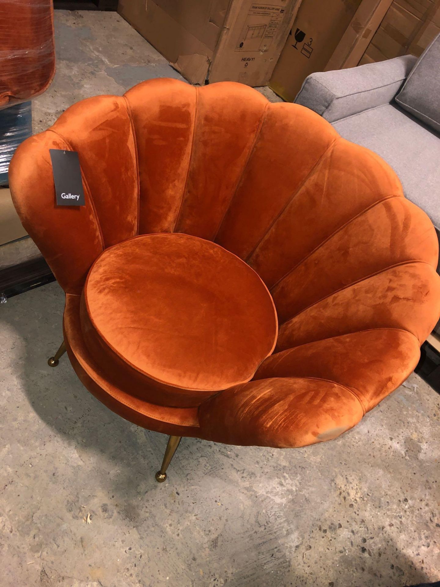 Rivello Armchair Rusty Orange 780 x 800 x 930mm This Stunning Rivello Rusty Orange Armchair Boasts - Image 2 of 5