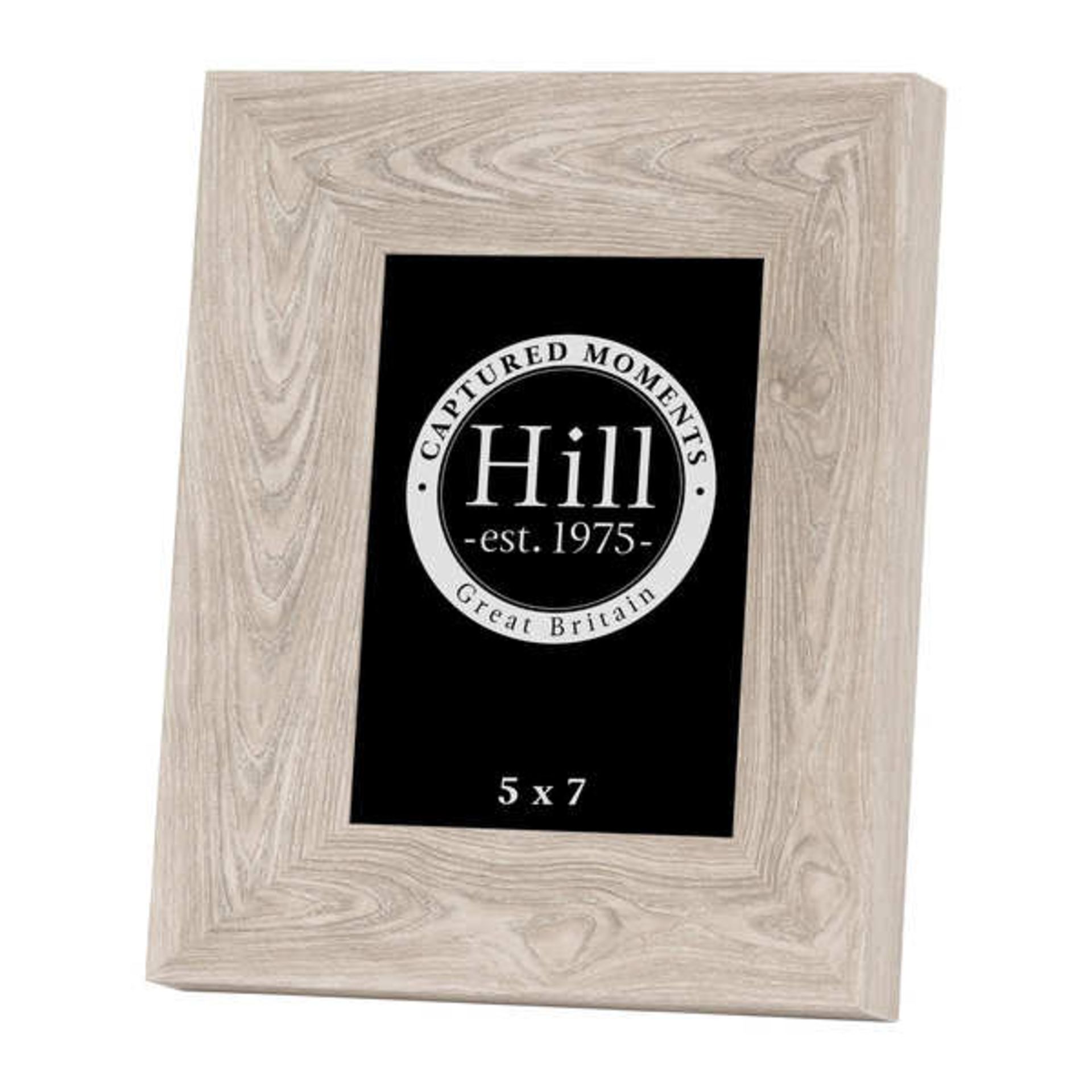 2 x Grey Washed Wood Photo Frame 19306 (10.5x8.5cm)