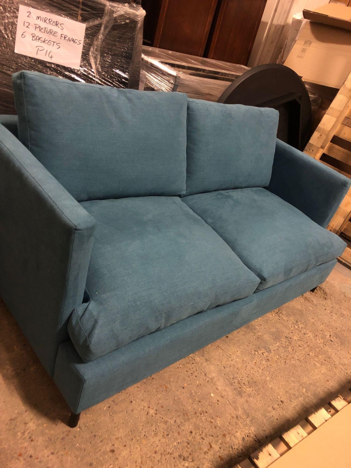 Weyburn 3 Seater Sofa Bed Turquoise The Weyburn 3 Seater Sofabed Is A Both Versatile And Stylish - Bild 2 aus 2