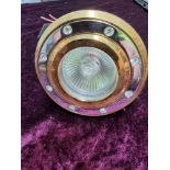 14 x recessed halogen downlights fixed spotlight gold, stainless steel and crystal finish 90mm