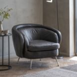 Tesoro Tub Chair Black Full Leather The Tesoro Tub Chair Is The Latest Addition To Our Range Of