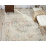 Fusion Traditional Pattern Rugs FSS11 in Cream and Multi by Nourison The Fusion Collection in