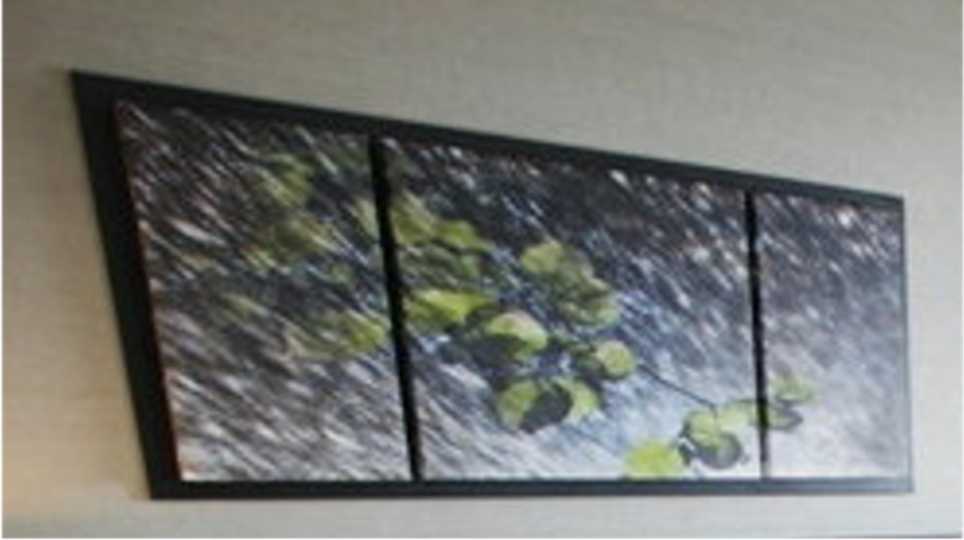 Portobello triptych abstract canvas artwork panel 1620 x 680mm (Exec)