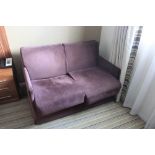 Kesterport Omero Small Sofa Bed upholstered in Sinclaire Bedford Mauve A timeless classic great