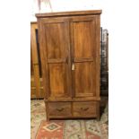 Soho Solid Wood Double Wardrobe This Wardrobe Will Look Stunning In Your Bedroom Especially When