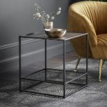 Hadston Side Table Antique Gold 470 X 470 X 500mm A Bohemian Design Meets Apartment Living With