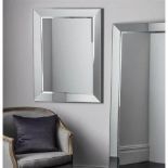 Bertoni Leaner Mirror Sleek Stylish Mirror With A Shallow Angled Mirror Frame And An Elegant