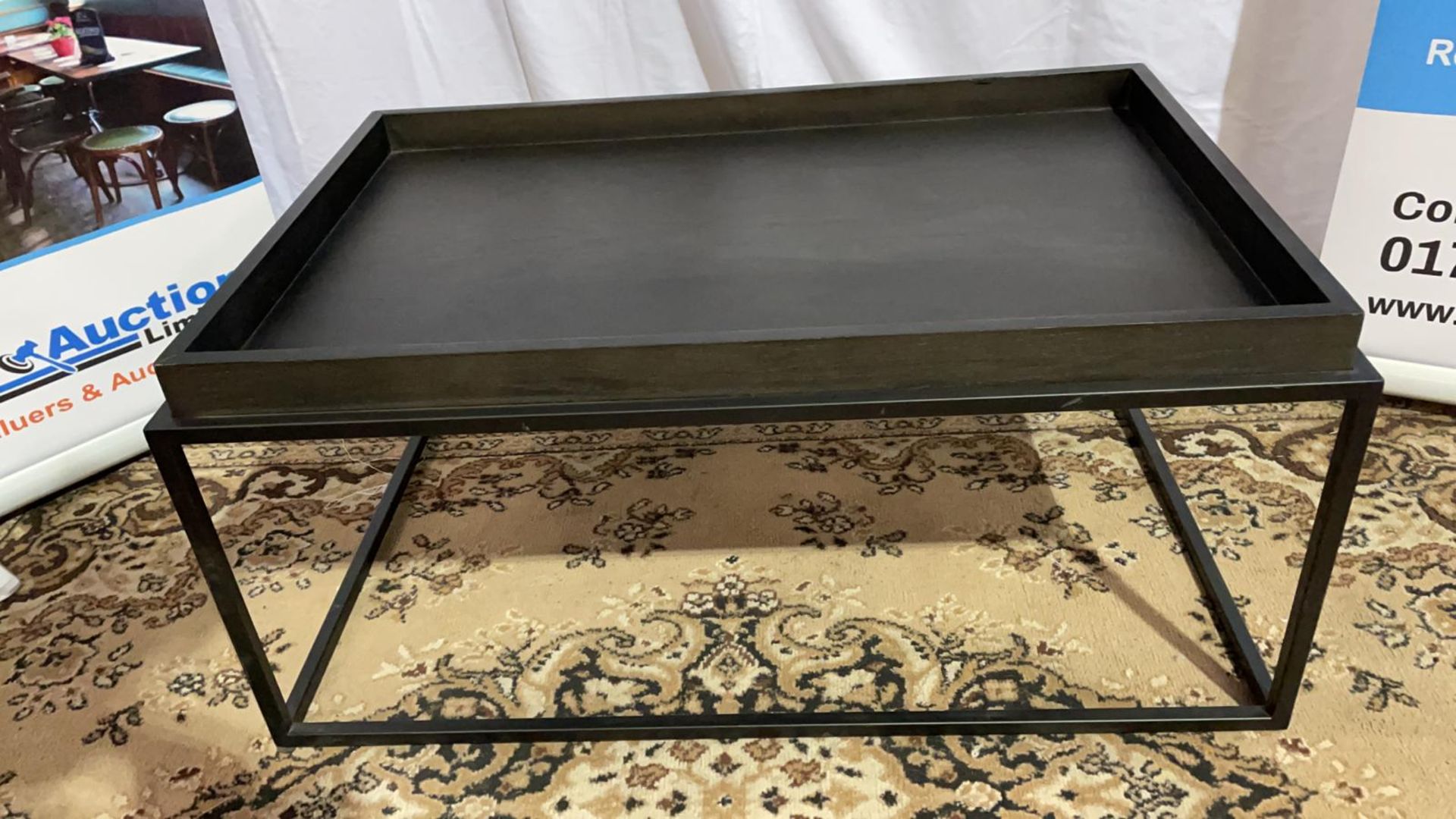 Forden Tray Coffee Table Black The Forden Black Side Table Completed With A Practical Tray Top Table - Bild 8 aus 8