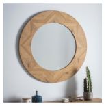 Milano Round Mirror 900 X 25 X 900mm Part Of Our E X Clusive Milano Range Is This Matching Round