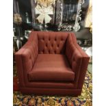 James Armchair Berwick Marsala Style Thy Name Is James. This Twist On A Chesterfield Is A Classic