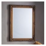 Rushden Bronze Rectangle Mirror An Ornate Baroque Inspired Wall Mirror In An Aged Bronze Finish