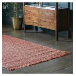 Kilburn And Scott Wentworth Rug Burnt Orange Contemporary Rug With A Stone Washed Effect. W1200 X