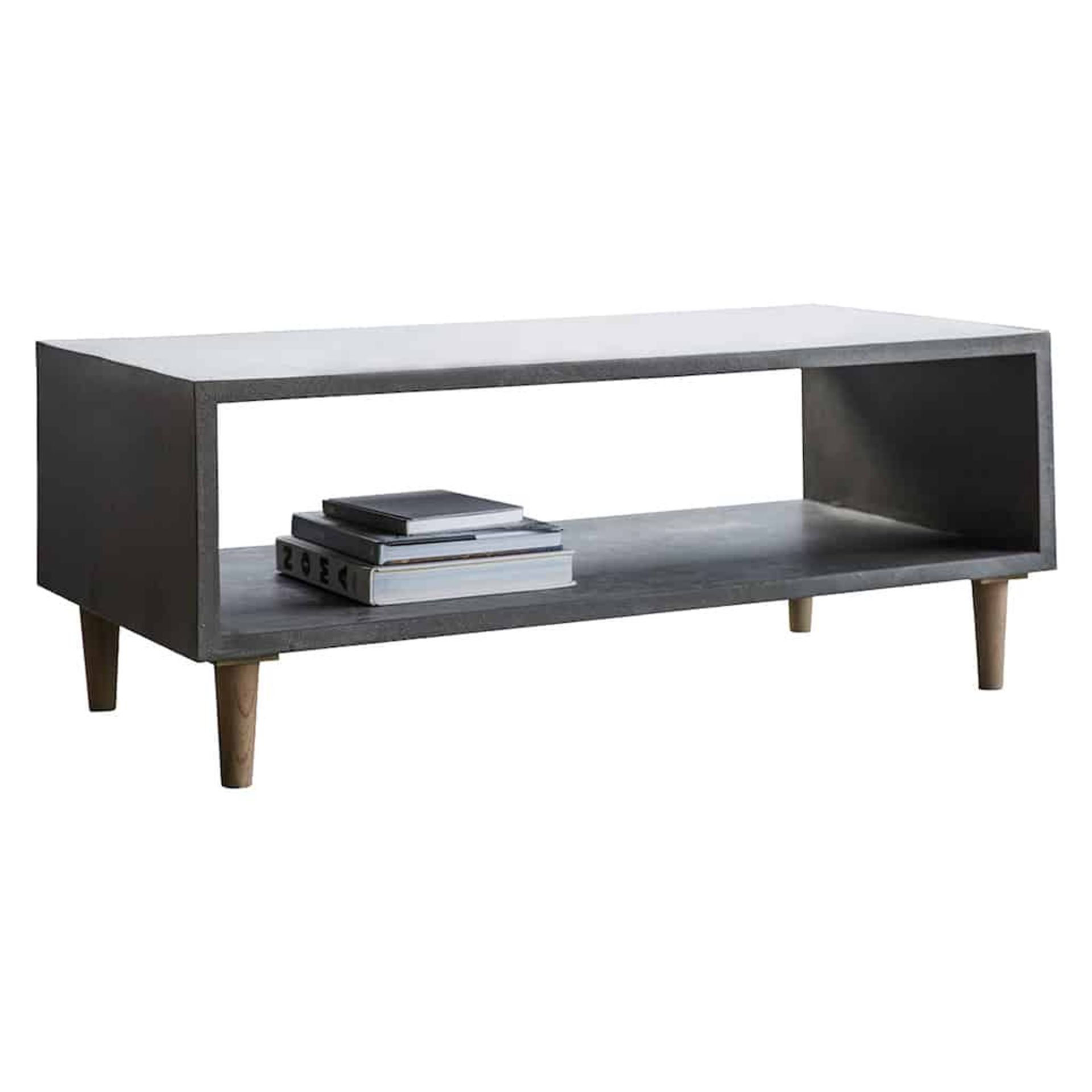 Bergen Cube Coffee Table The Bergen Cubed Coffee Table Has A Modern Meets Industrial Design In A - Image 3 of 3