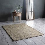 Arizona Rug Grey/Ochre Beautiful Statement Rug Which Is Crafted From A Wonderful Cotton Material