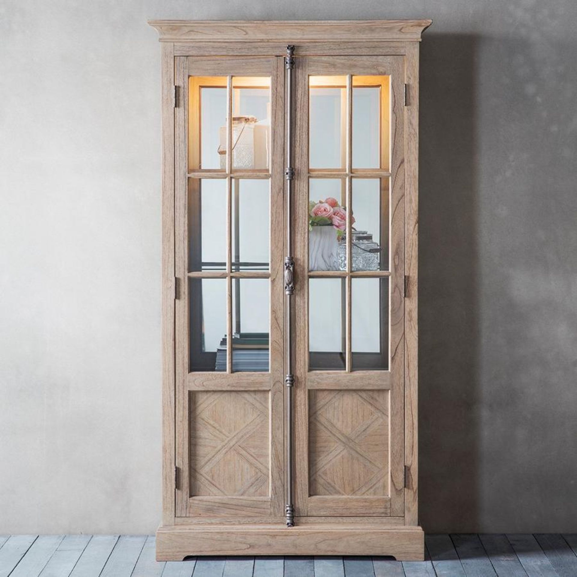 Mustique Display Cabinet With A Touch Of Inspiration From The French Colonial Style, This Gorgeous 2