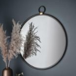 Bayswater Black Round Mirror The Bayswater Black Round Mirror, Will Effortlessly Bring Elegance To