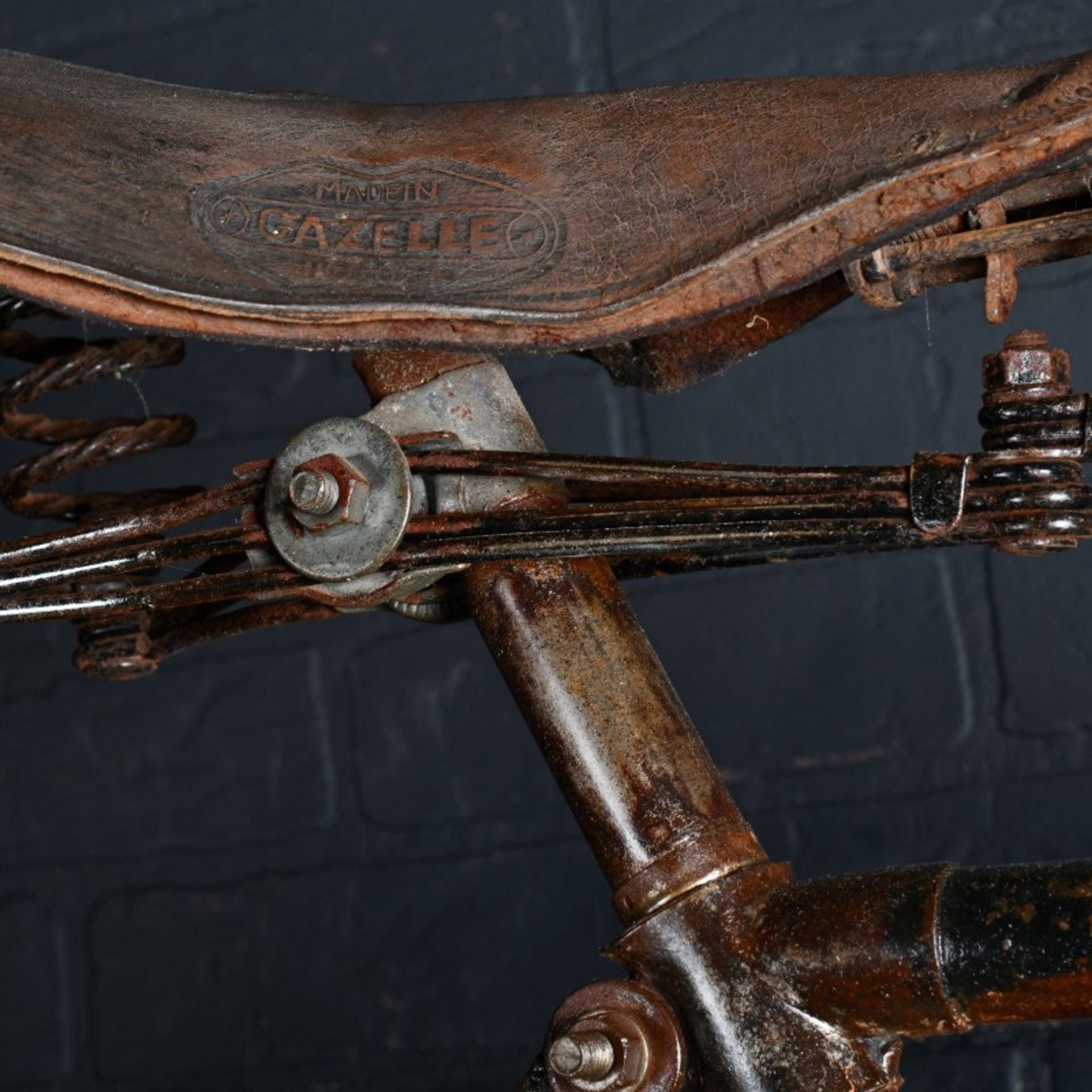 Original And Authentic Balinese Bicycle, A Mythical Object In Asia ! Dating From The First Half Of - Bild 3 aus 8