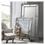 Lawson Mirror A Timeless Design With A Wide Panelled Frame In A Sumptuous Pewter Finish 775 Mm X 975