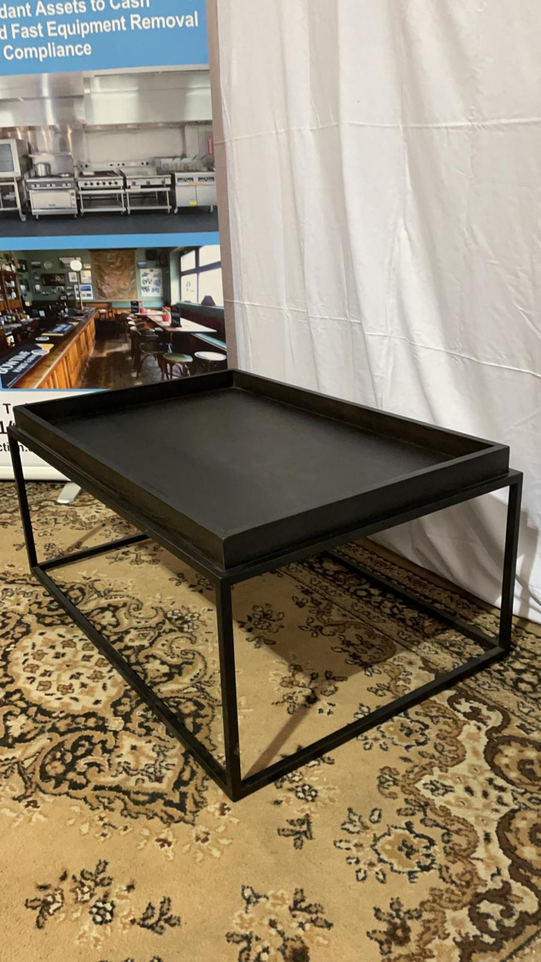 Forden Tray Coffee Table Black The Forden Black Side Table Completed With A Practical Tray Top Table - Bild 7 aus 8