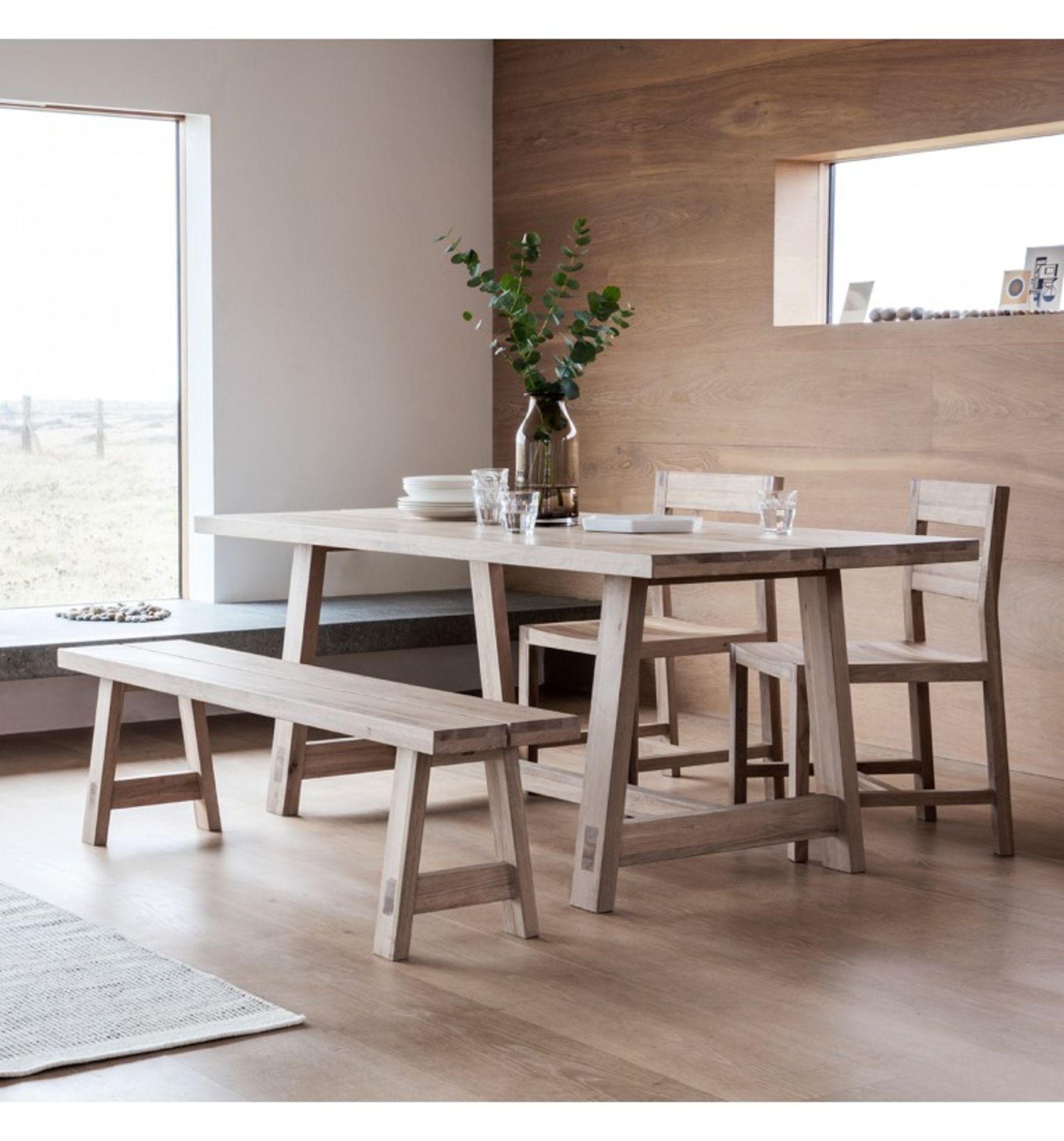 Kielder Dining Table Simple In Design A Truly Solid And Contemporary Style And Is Crafted With