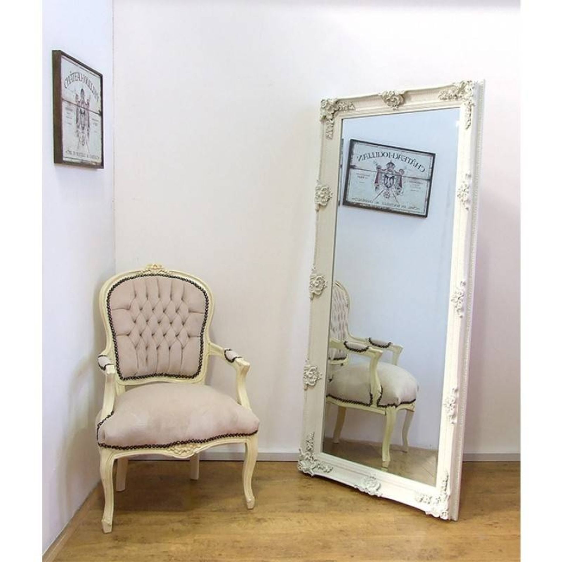Westminster Mirror Vintage Cream The Westminster Mirror Is A Beautiful Classic Design Finished In