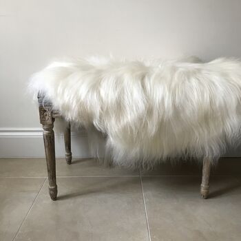 Natural White Large Sheepskin Rug Approximately 105 X 66cms Sheepskin Rug Their Soft, Tanned Leather