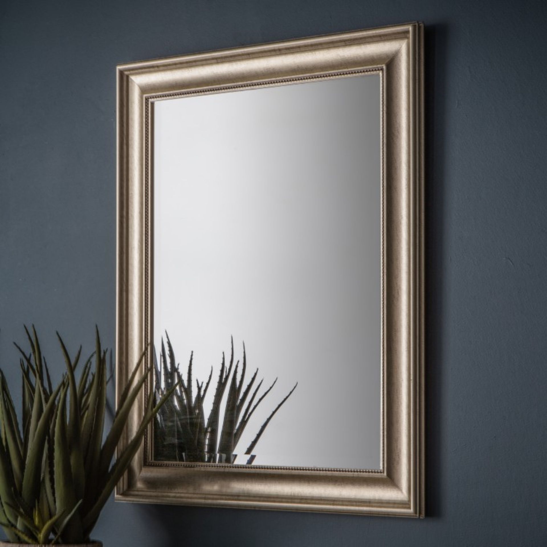 Presley Mirror Antique Silver 740 X 1040mm A Classic Accent Mirror Finished In Antique Silver