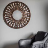 Mitcham Mirror Bronze In Colour, This Rustic Round Wall Mirror Will Help Finish Off The Look You