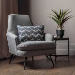 Radlett Chair Bailey, Pewter The Radlett Is A Sophisticated Large Armchair, Offering Maximum Comfort