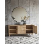 Milano Sideboard Cool And Sleek Milano Featuring A Beautiful Inlay Chevron Design And Made Using