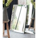 Luna Rectangle Mirror Black 915 X 610mm Contemporary Full Length Angled Mirror Frame That Would