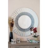 John Lewis & Partners Morello Glass Mirror, Dia.80cm, Clear The Morello Round Venetian