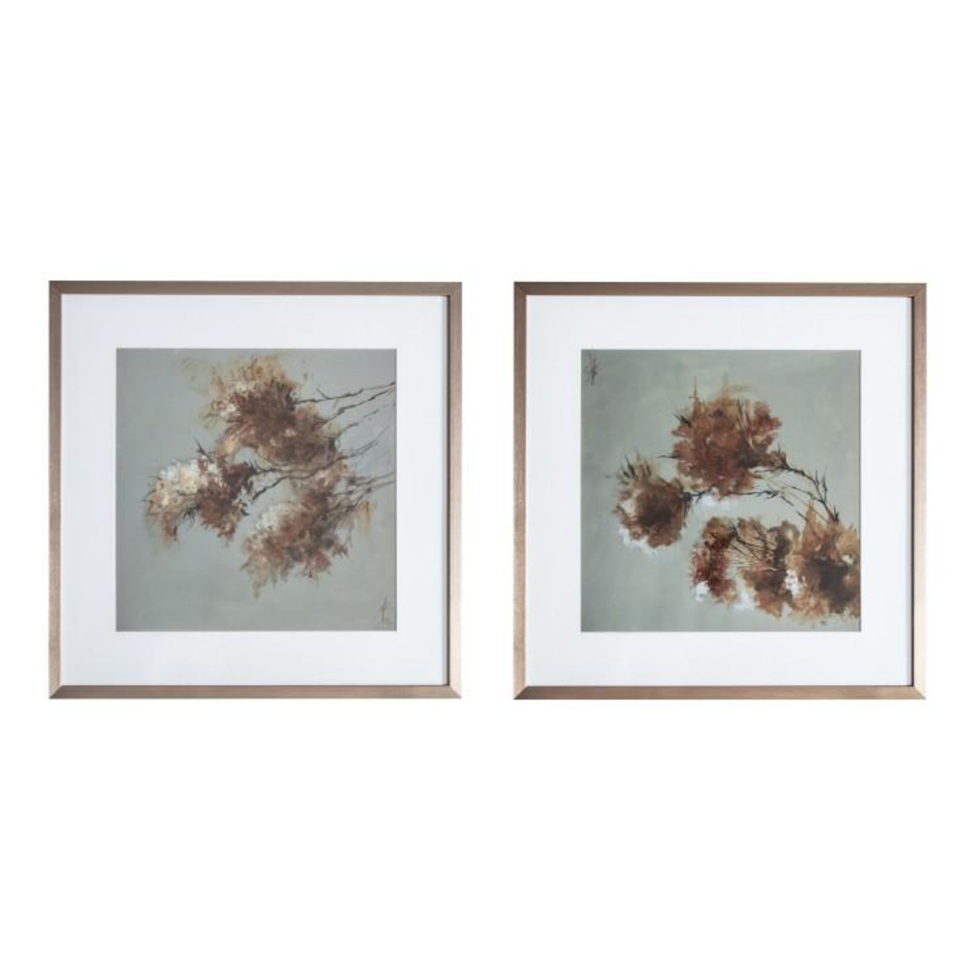 Autumn Floral Framed Art Set Of 2 5 Add Elegance To The Home With The Autumn Floral Framed Art Set