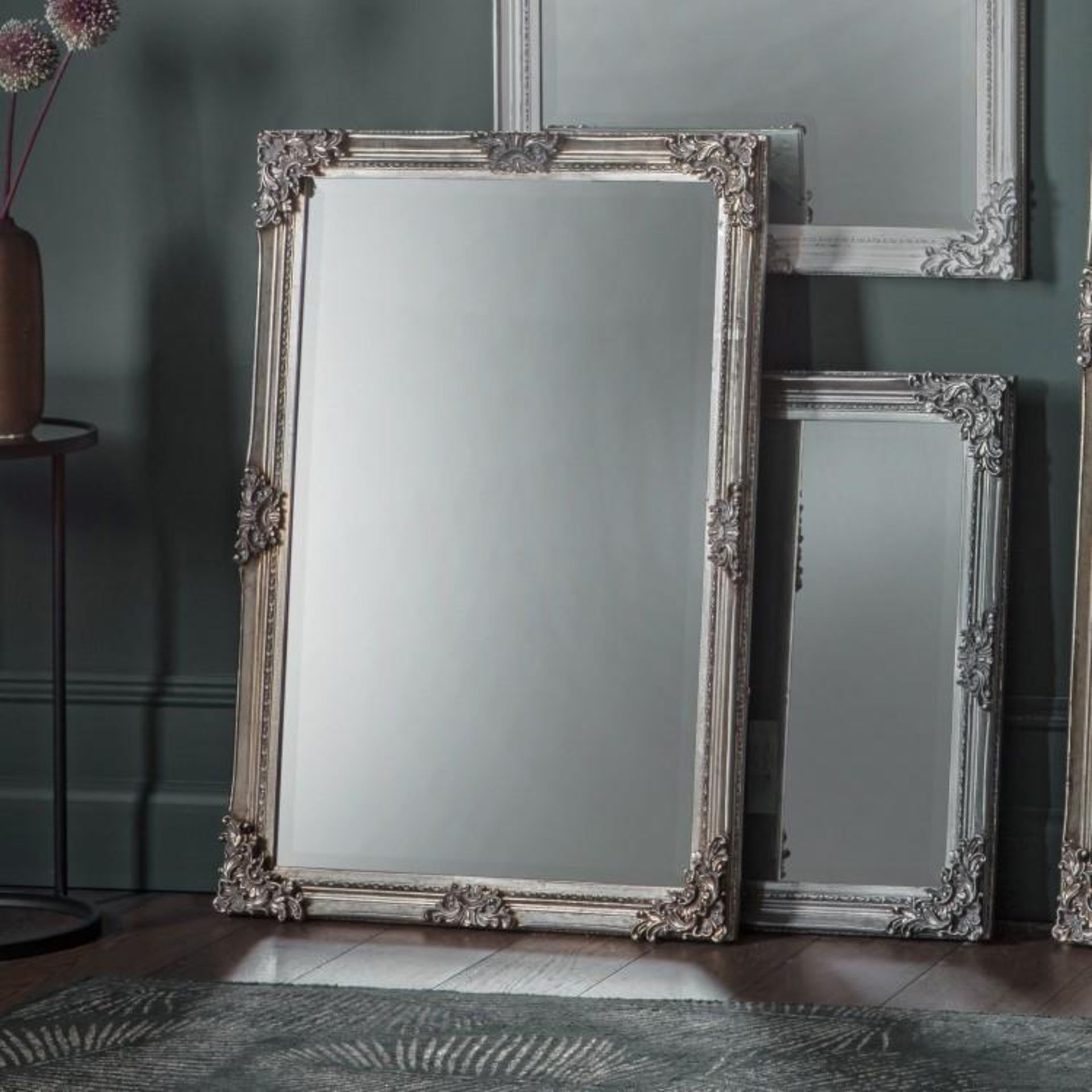 Fiennes Rectangle Mirror Silver 610 X 920mm This Vintage Inspired Piece Rectangle Mirror With Its