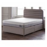 Simply Sleep Superior 2 Drawer Divan Super King 180x200cm Lnkd Plat Top 13" Modena Stone 2 Drawers