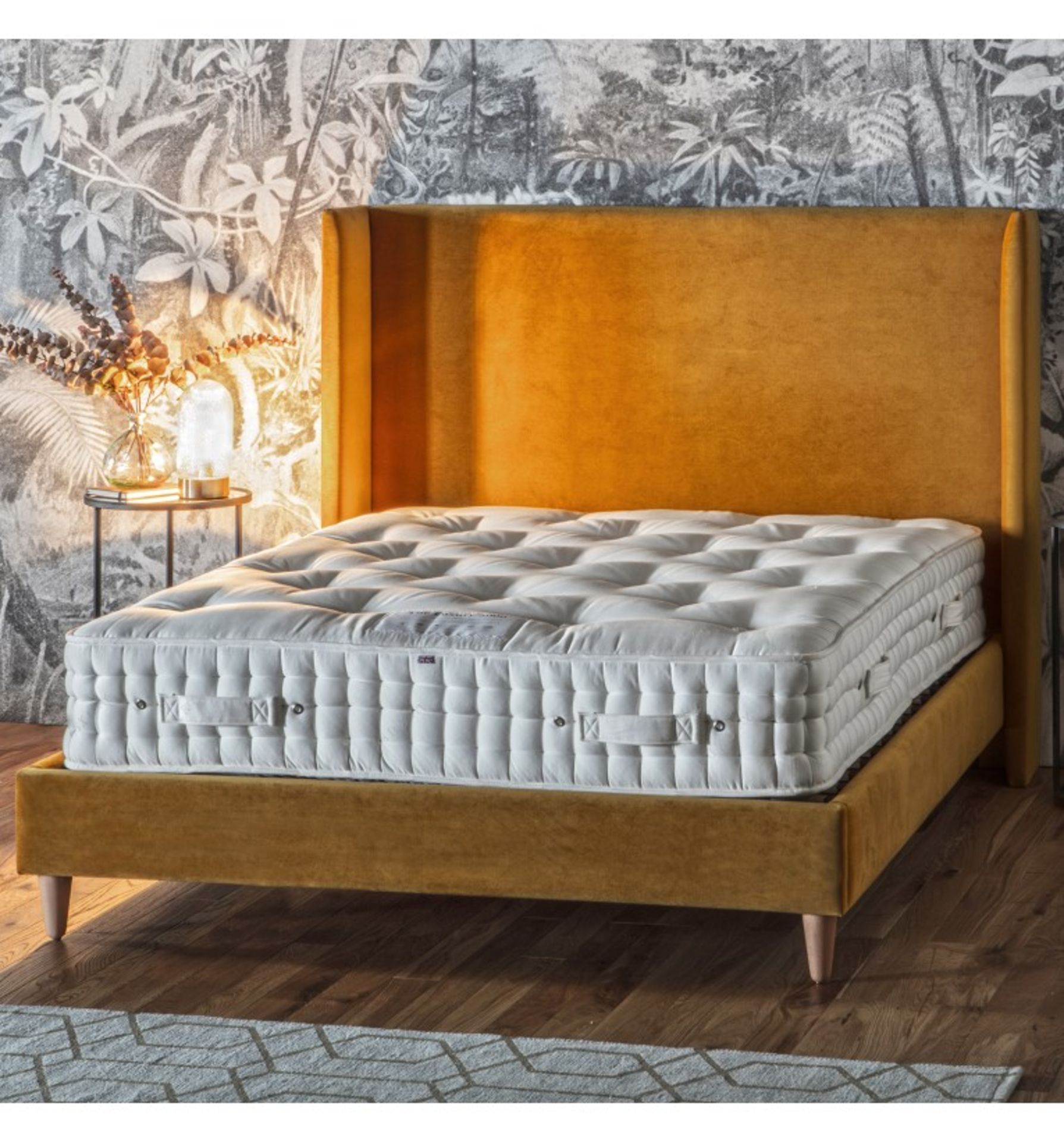 Luxury 1400 Natural Tufted Deluxe Double Mattress Natural comfort for cosy luxury. Decadent cashmere