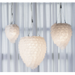 Pharohs Petal Pendant Frosted Medium Our Pharaoh pendant lamp is made from hand cut frosted glass