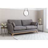 Norwood Sofa Bed 140cm Pocket Matt Placido Wedgewood Clean Nordic styling perfectly combined with