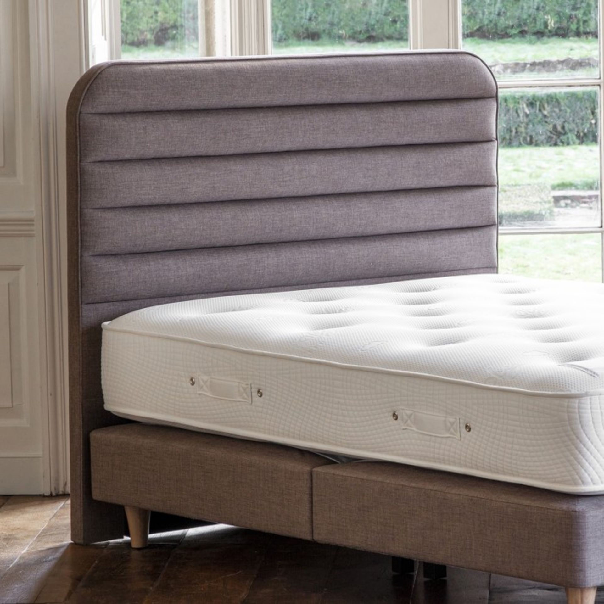 Simply Sleep Datsun Headboard 135cm Double Our Datsun headboard features a horizontal ribbed