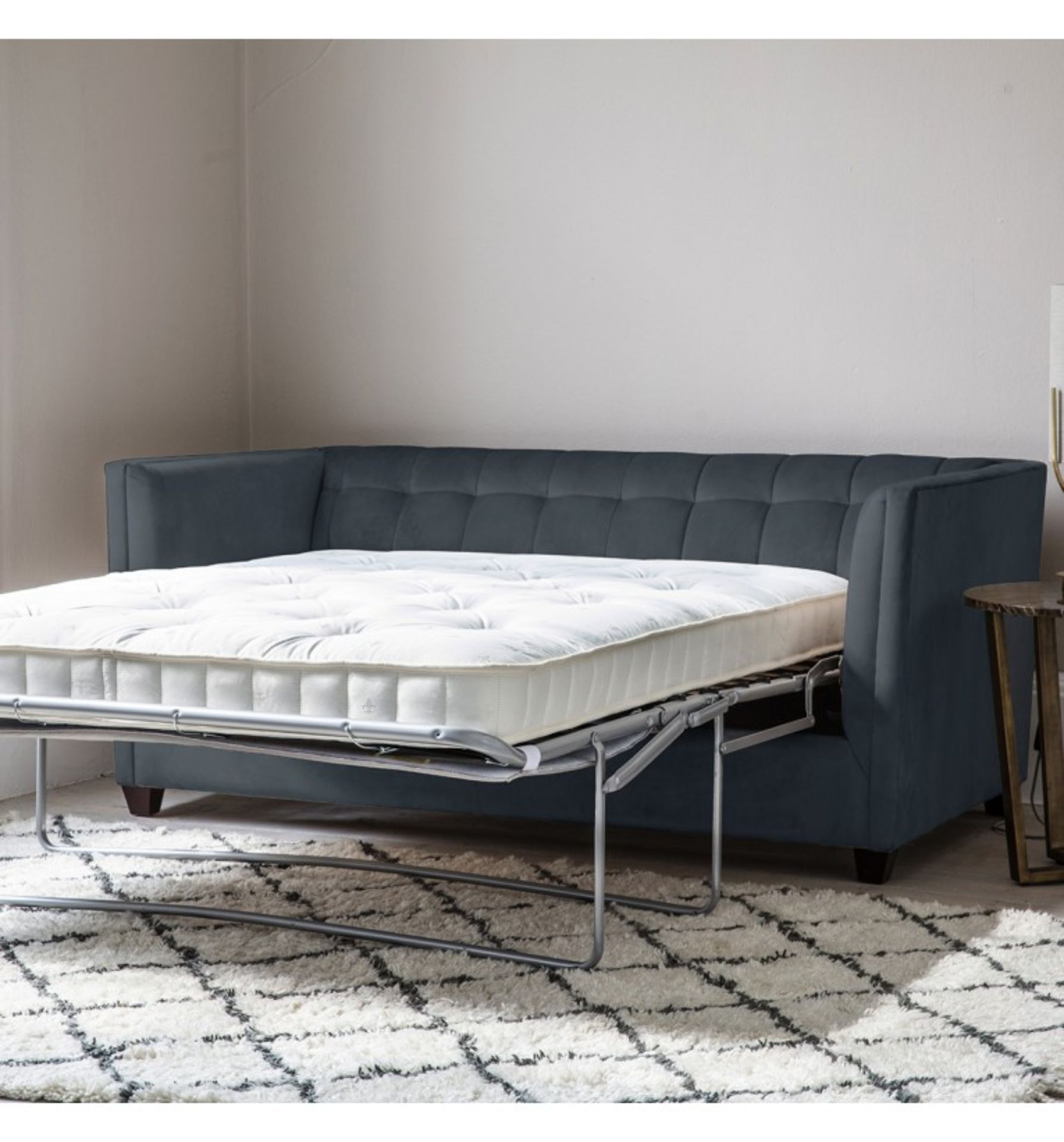 Mayfair Sofa Bed 140cm Pocket Matt Standard leg Placido Nickel The Mayfair collection features a - Image 2 of 3