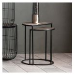 Delfin Side Table (Set of 2) Unique in design and unassuming, that is what the Delfin Side Tables