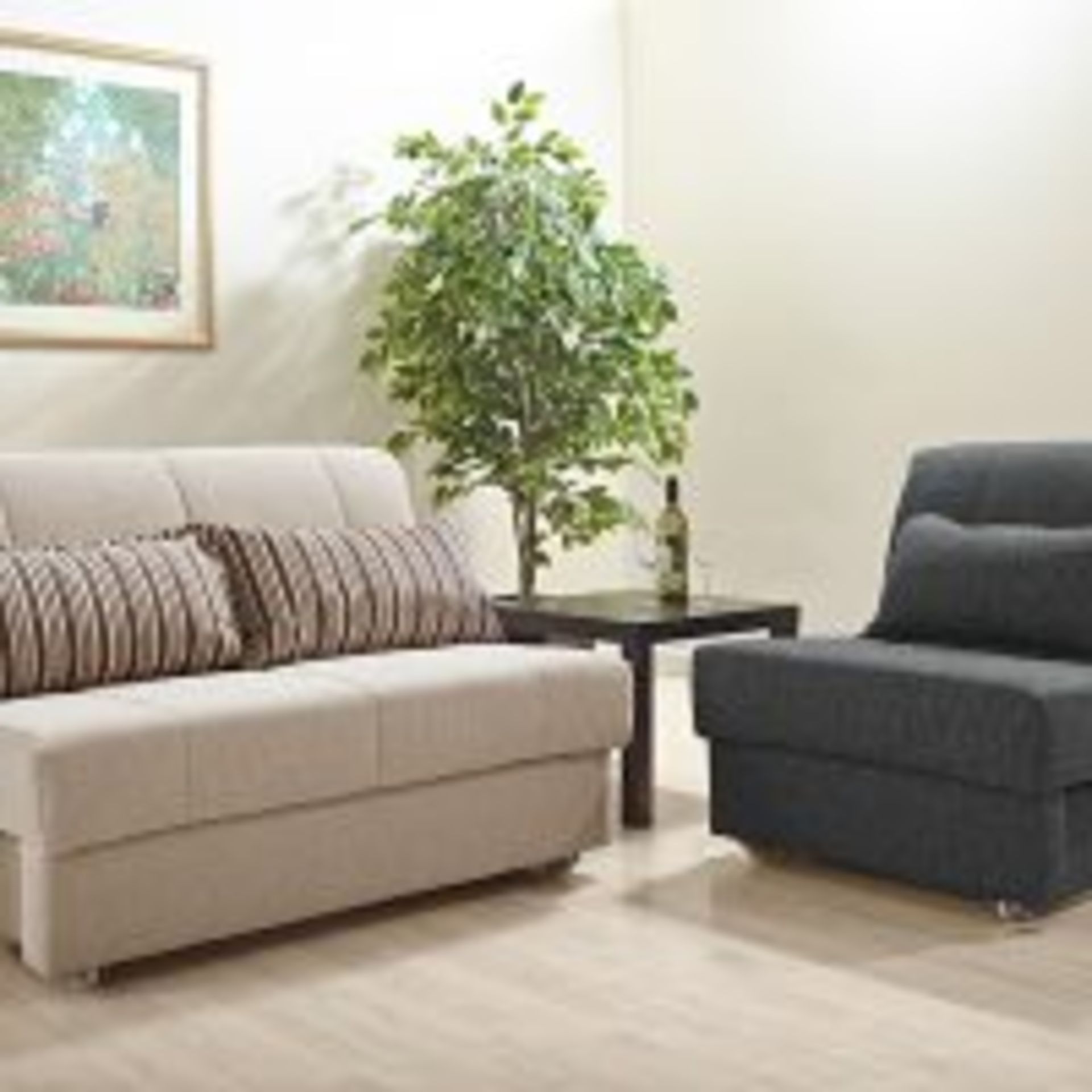 Metz Sofa Bed 80cm Castello Ochre The Dreamworks Metz 80cm Chair Bed Part of the wonderfully - Image 2 of 3