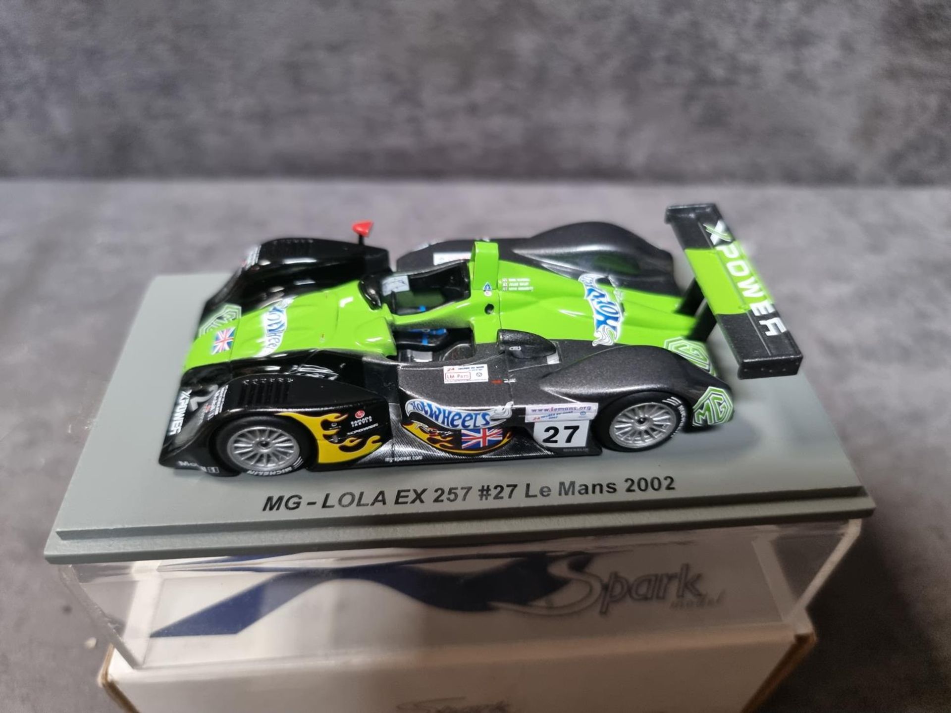 Spark 1/43 Diecast Scale Model #SCMG06 MG Lola EX257 #27 'Blundell - Bailey - Mcgarrity' Le Mans - Image 2 of 3