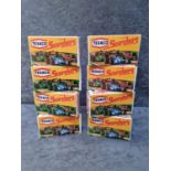 Zee Toys 6 x Boxed Diecast Texaco Scorchers Made In Hong Kong Comprising Of #D1 B.R.M F1 Scale: 1/66