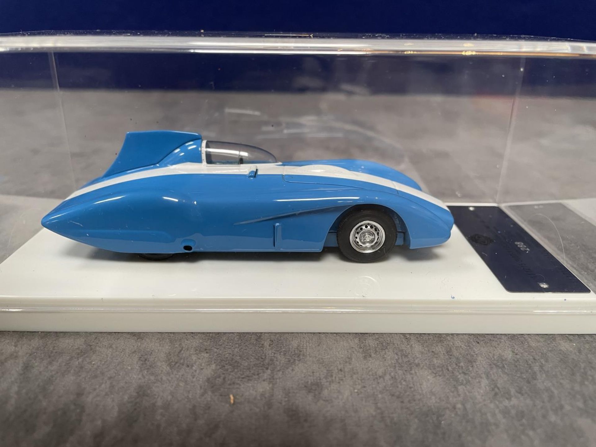 DIP Handmade Very Limited Edition Speed Record Car In Presentation Box With Certificate 288 Of 360 - Image 3 of 3