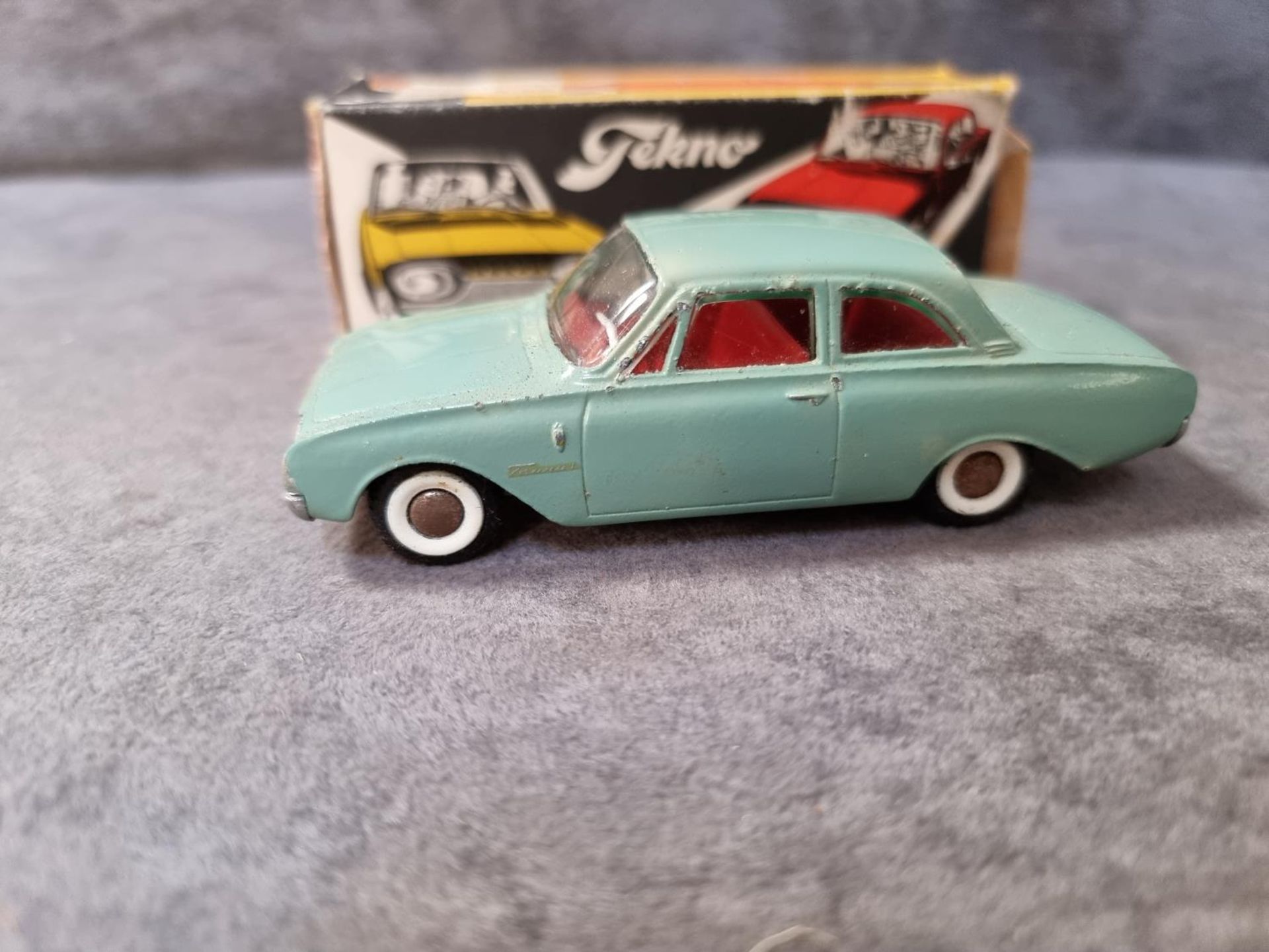 Tekno Diecast #826 Taurus 17M In Blue With A Red Interior Excellent Model With Firm Box Made In - Image 2 of 2