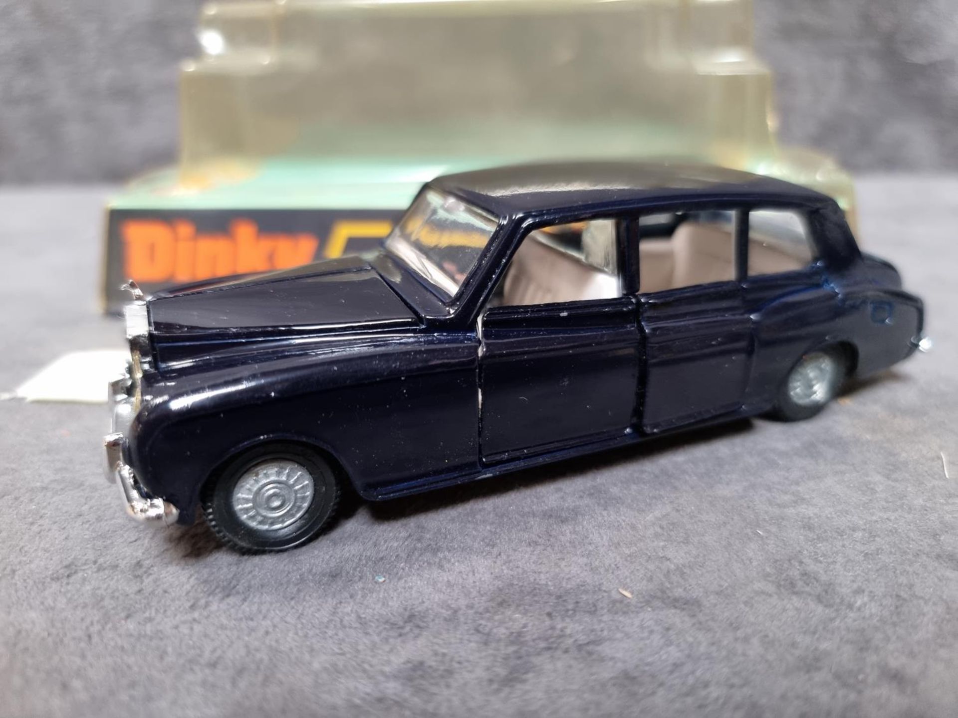 Dinky #152 Rolls Royce Phantom V In Blue With WHITE Interior Black Base And Driver Mint Model In - Image 2 of 3